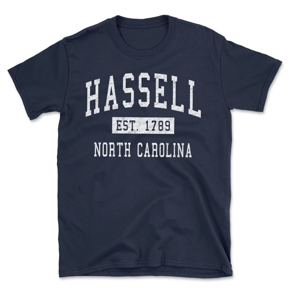 Hassell North Carolina Classic Established Men's Cotton T-Shirt