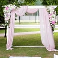 thumbnail image 4 of Chiffon Drapery Tulle Curtain Outdoor Wedding Arch Background Halloween Party Photo Photography, 4 of 21