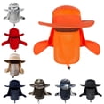thumbnail image 5 of Outdoor Sun Hat UPF 50 Protection Waterproof Fishing hat Face Cover Summer Neck Flap Hat, 5 of 8