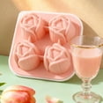 thumbnail image 7 of Yhmxh Rose Ice Cubes Mold, 2 Inches Silicone Gift Ball Ice Maker Mold, 3D Flower Shaped Ice Tray with Lids, Easy Release Ice Ball Maker for Cocktails, Whiskey, Juice, Homemade Drinks, 7 of 7