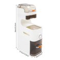 thumbnail image 2 of Storage Cabinet Slim Bathroom Storage Cabinet Movable Bathroom Storage Organizer, 2 of 20