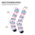 thumbnail image 2 of Compression Socks For Women And Men - Flamingo1 Compression Socks Circulation For Workout, 2 of 2