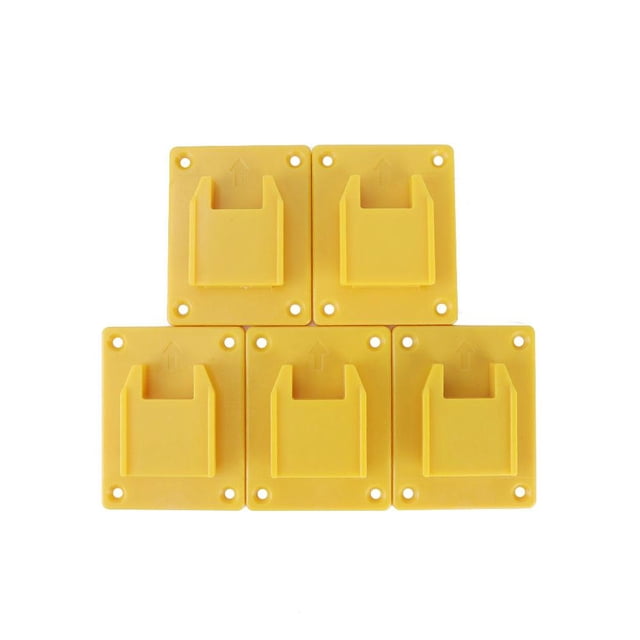 Soporte 5x Máquina Almacenamiento Rack Herramienta eléctrica para Dewalt Milwaukee Amarillo