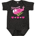 thumbnail image 3 of Inktastic Valentine Pink Heart Helicopter Boys or Girls Baby Bodysuit, 3 of 5