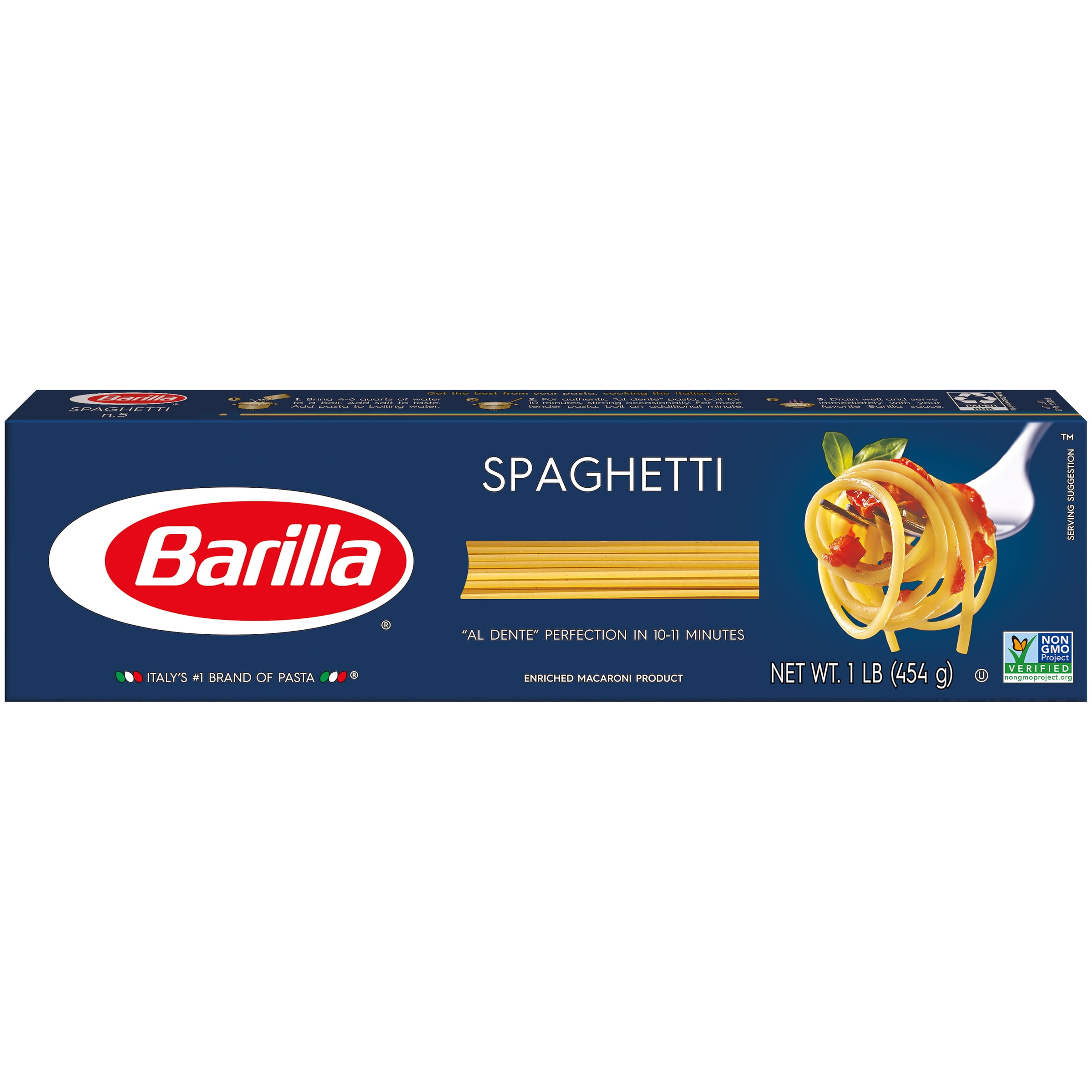 Barillaa A Classic Blue Box Spaghetti Pasta 16 Oz Walmart Com Barillaa A Classic Blue Box Spaghetti Pasta 16 Oz Walmart Com