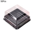 thumbnail image 7 of 50Pcs 100g Moon Cake Box Square Plastic Egg Yolk Pastry Box for Festival, 7 of 7