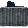 thumbnail image 6 of Modway Summon Outdoor Patio Sunbrella® Loveseat in Canvas Navy, 6 of 6