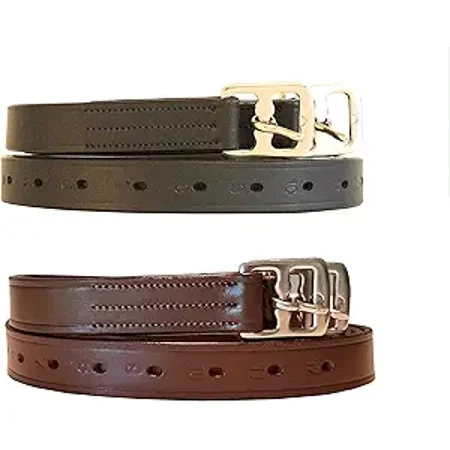 SIE English Stirrup Leathers Kids/Adult (Havana 45 )