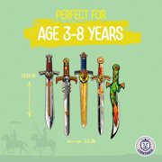 Liontouch - Foam Sword Set For Kids, 5-Pack - 3+ Years | Playfighting Swords In Five Styles