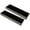 Midnight Black, variant on N'icePackaging 1 Qty Deluxe Ethereal White 16 Slot Bangle Foam Insert with Seal-Grey Leatherette Display Tray - Showcase/Travel/Jewelry Cases - 6 Colors - Standard Size 15" x 4.5" x 1.5"
