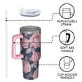 thumbnail image 4 of OBREWU Pioneer Flower Tumbler with Handle and Lid,Pioneer Flower 40oz Double Wall Vacuum Insulated Tumbler,Cups Gift for Women and Men, 4 of 7