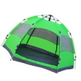thumbnail image 4 of Ocho personas simplemente rebotan tiendas de campaña de campamento, dos pisos inmediatamente rebotan automáticamente tiendas de campaña verdes hexagonales., 4 of 10