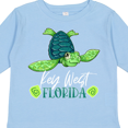 thumbnail image 4 of Inktastic Key West, Florida Happy Sea Turtle Boys or Girls Long Sleeve Toddler T-Shirt, 4 of 5