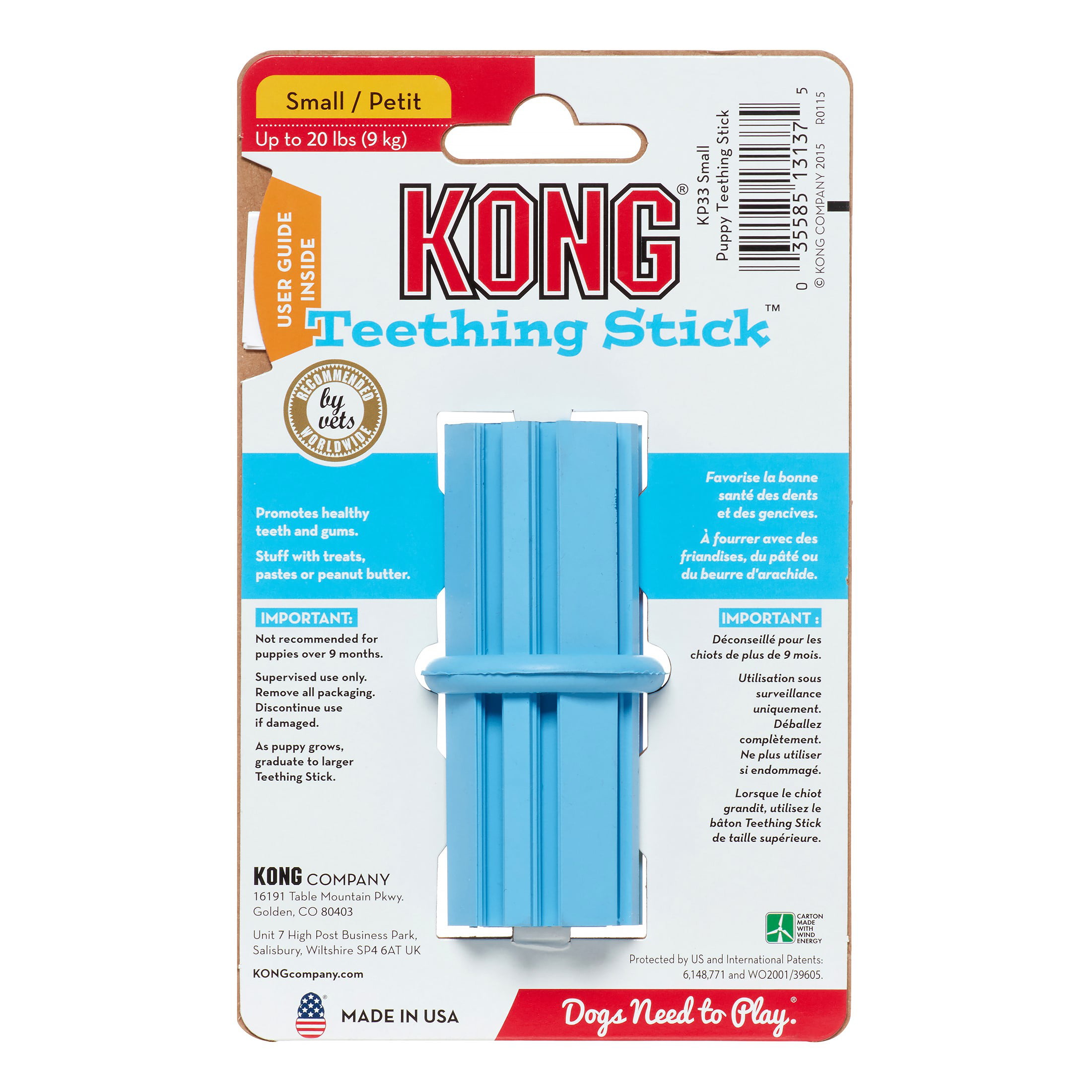 kong puppy teething stick