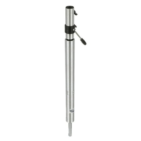 UPC: 0014599370000 | Attwood Lock’ N-Pin ¾-inch Pin Post Height Adjustable 24-30 Inches Power Pedestal Threaded Brushed Aluminum