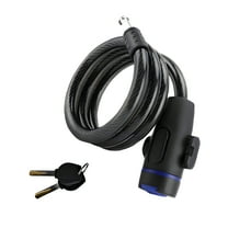 MELIVO Bike Lock,27.56" Bike Lock with Key,Cable Bicycle Lock Kids Bike Lock,0.22lb