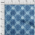 thumbnail image 2 of oneOone Cotton Poplin Medium Blue Fabric Geometric Sewing Craft Projects Fabric Prints By Yard 42 Inch Wide, 2 of 4
