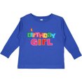 thumbnail image 3 of Inktastic Birthday Girl Letters Girls Long Sleeve Toddler T-Shirt, 3 of 5