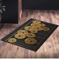 thumbnail image 5 of Large Rugs, Accent Rug, Trendy Rug, Metallic Rugs, Runner Rug, Black Rug, Modern Rug, 3d Metallic Effect Rug, Wedding Rugs, Home Decor, 2.6'x4' - 80x120 cm, 5 of 7