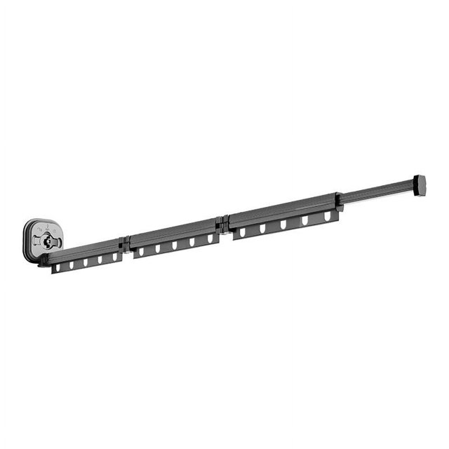 Percha con ventosa, plegable, para secar ropa, para el hogar, balcón, ventana, barra para ropa sin perforaciones