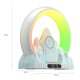 thumbnail image 2 of Flames Mountain Speaker with Wireless Charger Personalized Decorative Light Speaker for Home Decor, 2 of 5