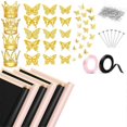 thumbnail image 1 of 40 Sheets Waterproof Flower Wrapping Paper, with Ribbons Flower Pins, 1 of 5