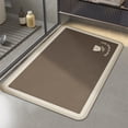 thumbnail image 6 of Honeeladyy 1 PC Bathroom Mat Rug Rubber Non Slip Quick Dry Super Absorbent Thin Bathroom Rug with Small Flower Pattern for Bathtub Shower Room Sink, 6 of 6