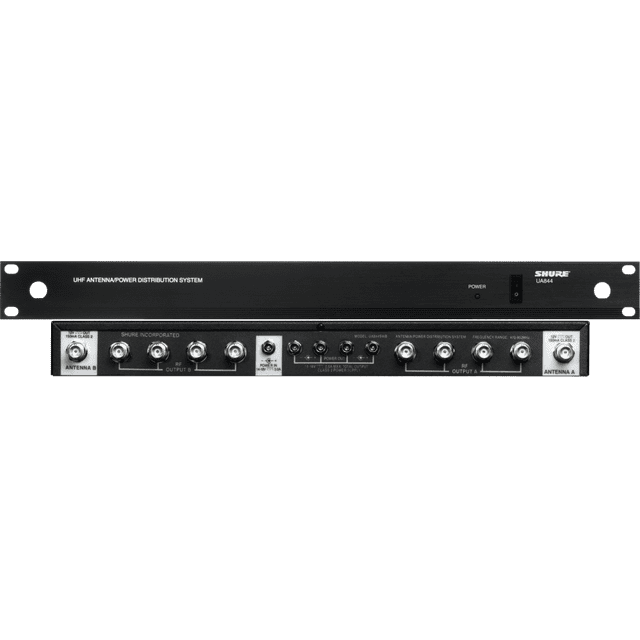 Sistema de distribución de antena Shure UA844SWB alimentación para receptores Shure