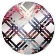 thumbnail image 2 of Designart "Enchanting Kawaii Moonlit River" Landscape Lake River Plaid Round Wall Mirror - Landscapes Oval Printed Decorative Mirror - Multiple Color Options, 2 of 5