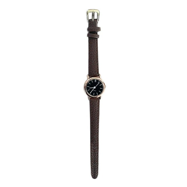 Montre Mode Coréenne Bracelet en Cuir Quartz Décontracté Étanche--- A0A0