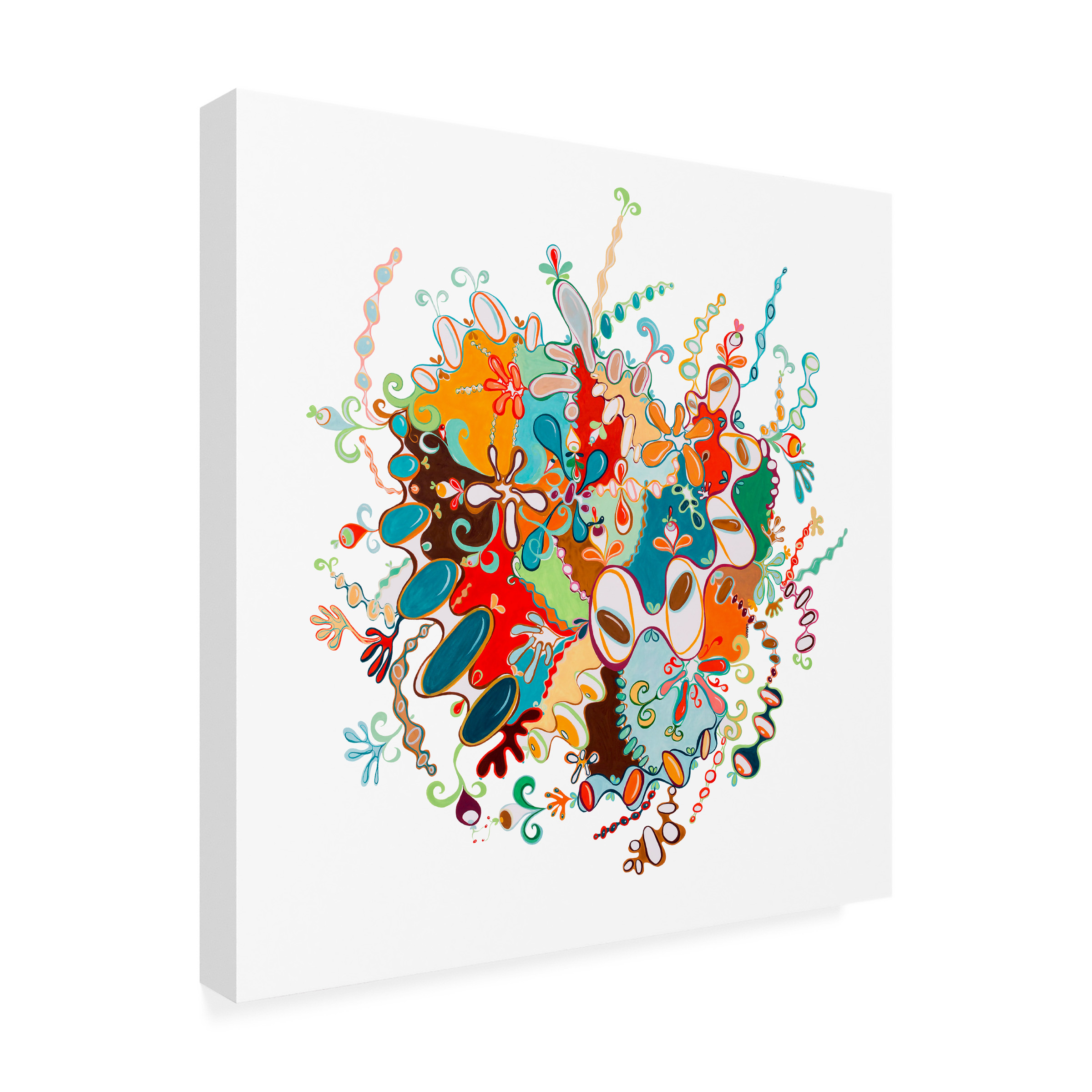 Cynthia Mosser 'Golden Doodle No 1' Canvas Art