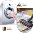thumbnail image 5 of Happy Easter Area Rug 5x7 Washable Rug Non Slip Spring Colorful Eggs Butterfly Plaid Checkered Large Area Rug Soft Stainresistant Indoor Floor Carpet for Living Room Bedroom Home Office Dining Room, 5 of 8