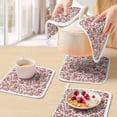 thumbnail image 5 of Farmhouse Red Pot Holders for Kitchen Heatproof Potholder, 5 Pack Vintage Flower Leaf Botanical Plant Hot Pads Multipurpose Oven Pads Cloth Potholders Trivet for Cooking Baking, 5 of 8