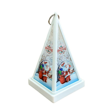 

POETANCE Christmas Series Atmosphere Nightlight Christmas Decorative Ornament Small Iceberg Atmosphere Light Nightlight Clearance