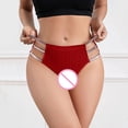 thumbnail image 5 of Gibobby Ropa interior termica Ropa interior de mujer Bragas de encaje sexy Estiramiento Hipster Calzoncillos Ropa interior Señora Ropa interior(Rojo， S), 5 of 5