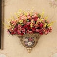 thumbnail image 6 of Flowers 21 Heads Of Roses For Wedding Home Photography And Dining Table Coffee Table Decoration Props 2pc, 6 of 8