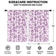 thumbnail image 2 of Blackout Kids Curtains,Pink and Purple Of Leopard Print Childrens Insulated Curtains Set Of 2,Bedroom Essentials,Toddler Room Decor 42"x63", 2 of 5