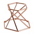 thumbnail image 1 of TISHITA 3-30pack Metal Holder Easel Display Stand for Gemstone Mineral Rocks Rose Golden 3 Pcs, 1 of 8