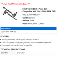 thumbnail image 2 of Front Tie Rod Set 2 Piece Set - Compatible with 2004 - 2006 BMW 760i 2005, 2 of 2