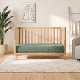 thumbnail image 3 of Comfy Cubs Muslin Crib Sheet, 100% Muslin Cotton Crib Sheets for Standard Crib Mattresses (Fern), 3 of 7