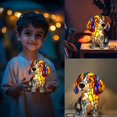 thumbnail image 3 of Corgi lamp and pug lamp, dyed resin French bulldog desktop night light, dog series night light, cute pet dog theme LED table lamp with warm atmosphere light, a fun gift for dog lovers, 3 of 8