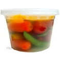 thumbnail image 6 of PCM 16 oz. Heavy Duty Round Deli Food Soup Plastic Container w/Lid 100% BPA Free (Pack of 24 Sets), 6 of 6