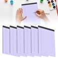 thumbnail image 2 of Legal Pads, Colored Note Pads, Micro Perforated Writing Pads – 6 Pc, 5x8 inch, Total 50 Sheets, Lined Paper College Ruled Pad of Paper Notebook To-Do List for Home and Office Supplies(Purple), 2 of 9