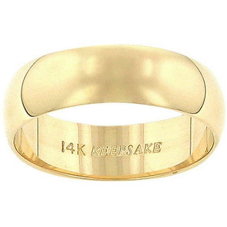 Keepsake 14kt Yellow Gold 6mm Wedding Band