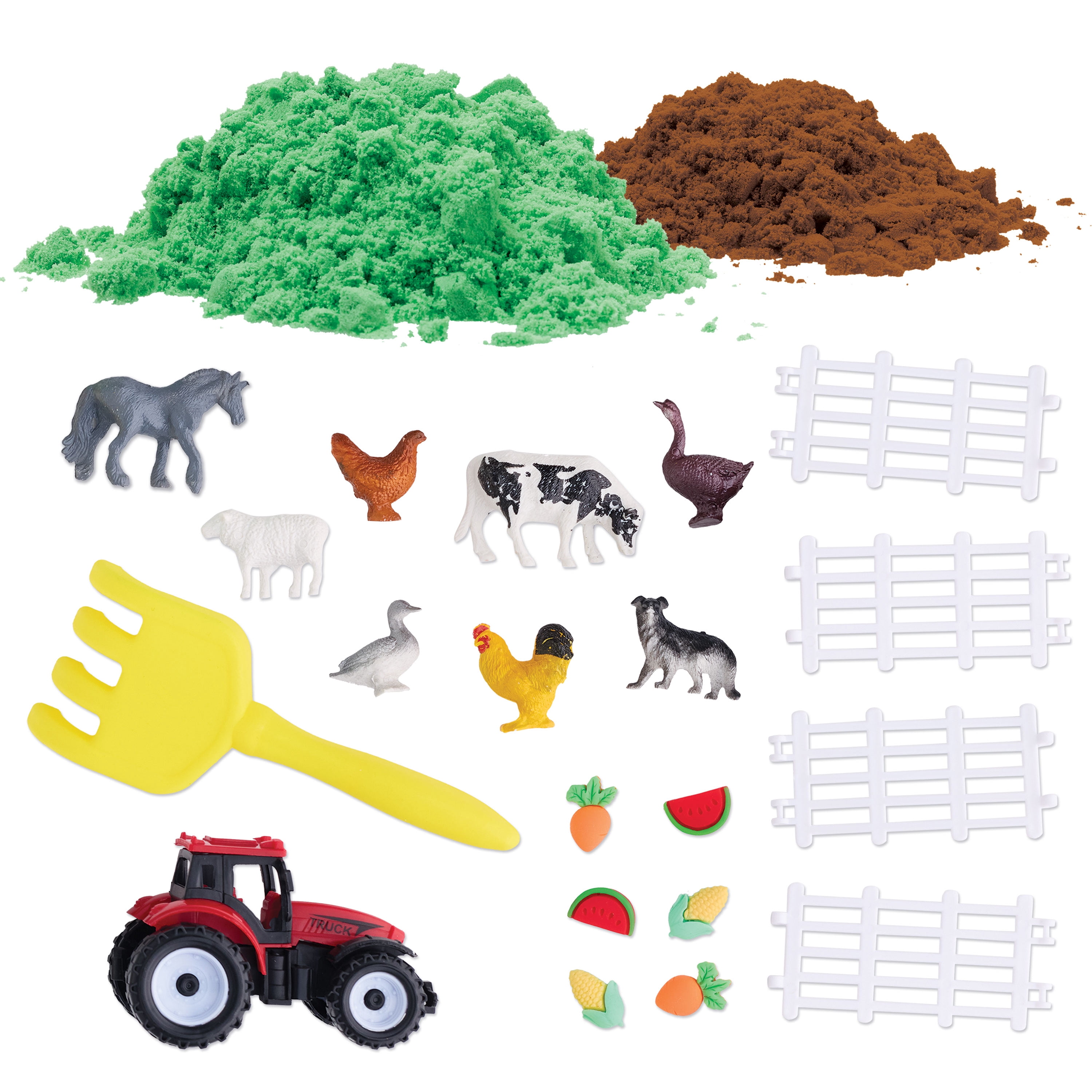 Creativity for Kids Sensory Bin: Farm | Calming, Screen-Free Play with Sand, Animals & Tools (Ages 3+)