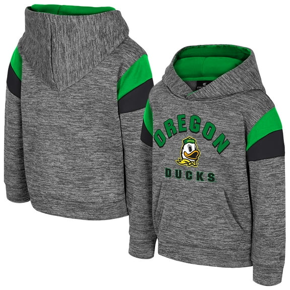 Toddler Colosseum Gray Oregon Ducks Wizard City Hoodie