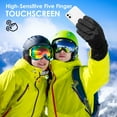 thumbnail image 5 of REDESS Winter Waterproof Gloves for Women Ski Snow Snowboard Touchscreen Black Touchscreen Gloves, 5 of 7