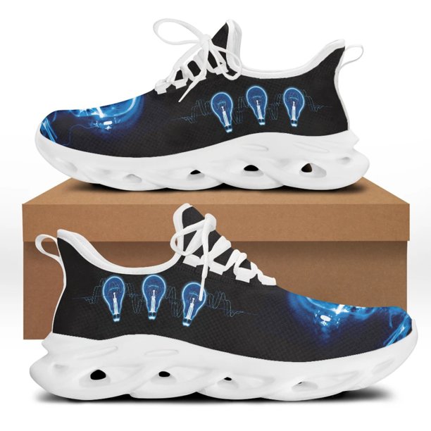 Yikeluo Zapatillas deportivas con cordones para mujer, diseño de marca de tecnólogo radiológico, zapatos planos de malla de primavera, calzado femenino