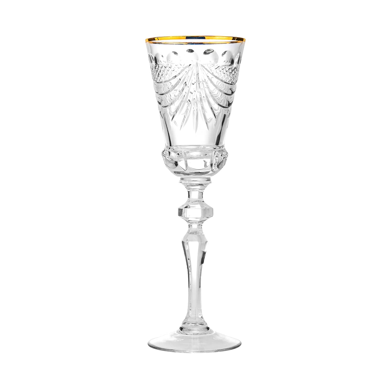 Square Base Sherry Glasses, Set of 6