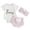 Pink, variant on My First Easter Baby Girl Outfit Girls Clothes Infant Baby Girl Easter Outfits Short Sleeve Romper Bunny Onesie + Pompom Shorts Bloomers + Headband 3Pcs